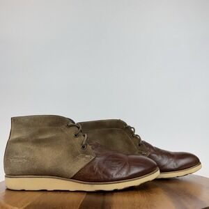 Mens Paul Smith Cape Bronx Brown Leather Chukka Ankle Boots Size UK 7 / US 8